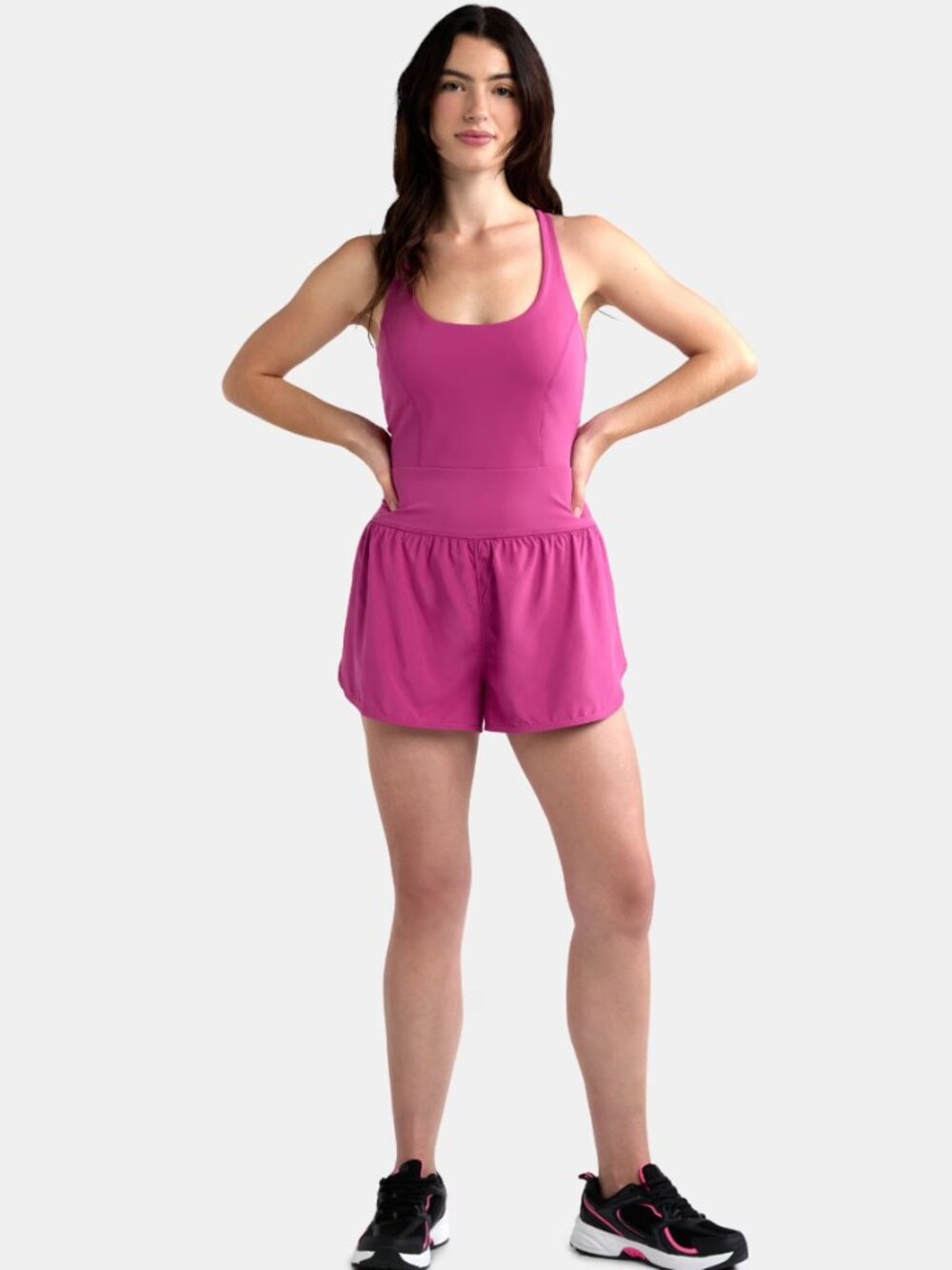 Avia Women's Active Bodysuit with Built-in Bra, Sizes L